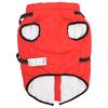 Waterproof Reflective Dog Coat with Integrated Harness Red Size L44