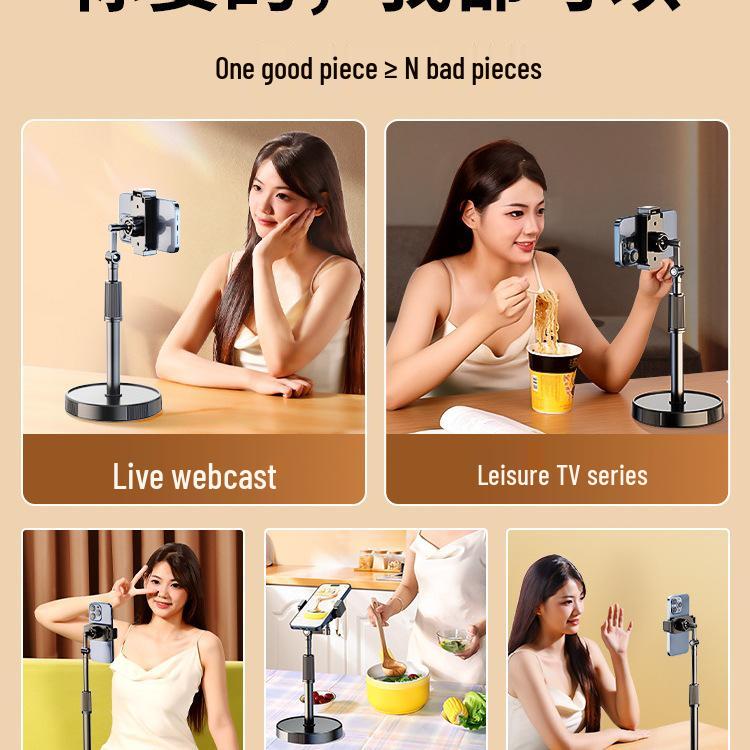 Universal Multifunctional Desktop Phone Holder for Selfies, Live Broadcasts, and Video Shooting