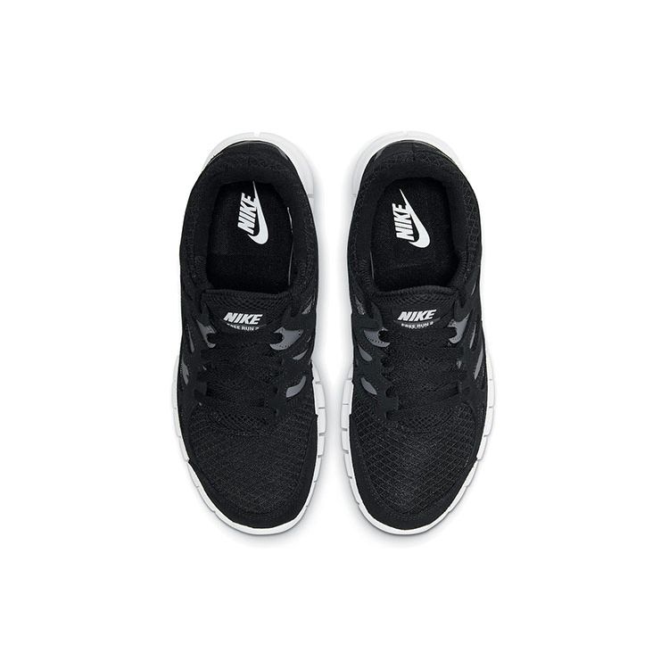 Nike Кроссовки Free Run 2 Black White Мужские Темно-Серые 537732-004