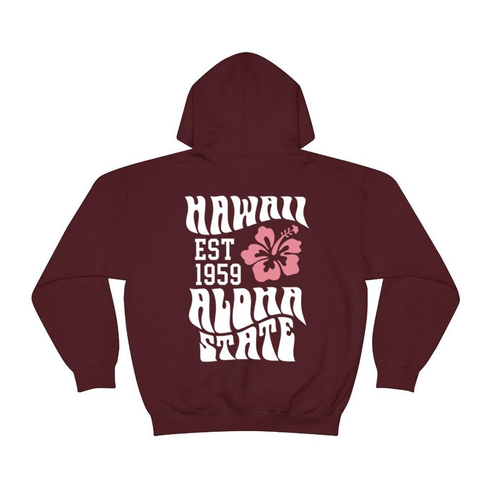Толстовка Aesthetic Hawaii Hoodie Aloha State
