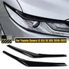 2 шт., крышка для век передней фары для Toyota Camry LE XLE SE XSE, наклейка для бровей, отделка 2018 2022 автомобиля