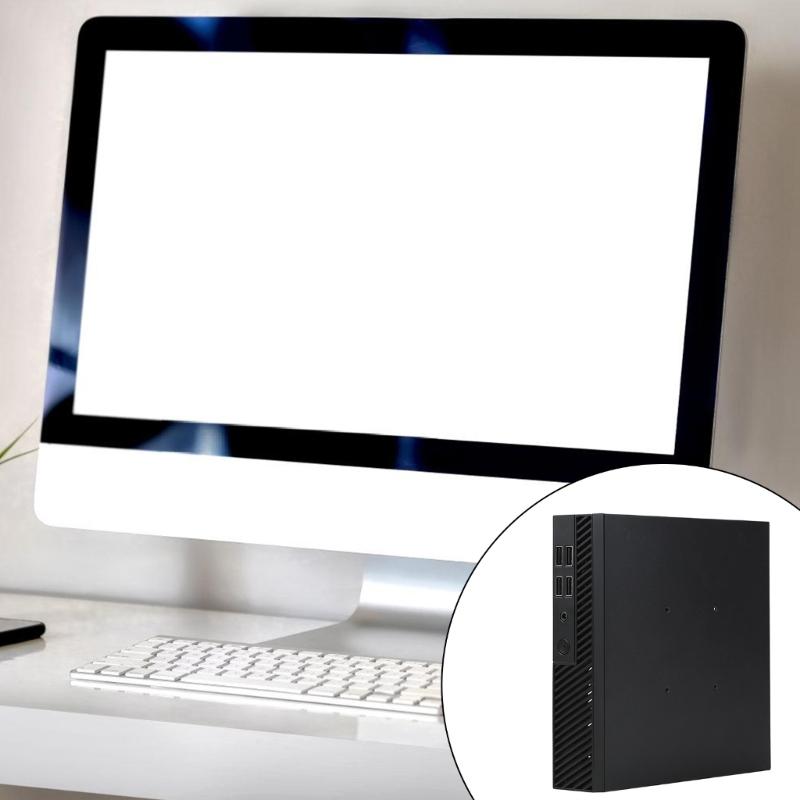 DX01 Тонкий Mini ITX Настольный Компьютерный Корпус Тонкий Половинной Высоты Компьютерный Корпус Портативный Настольный Компьютерный Кейс Шасси