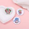 Милая мультяшная брошь из сплава «Кот и девочка» для сумок и одежды