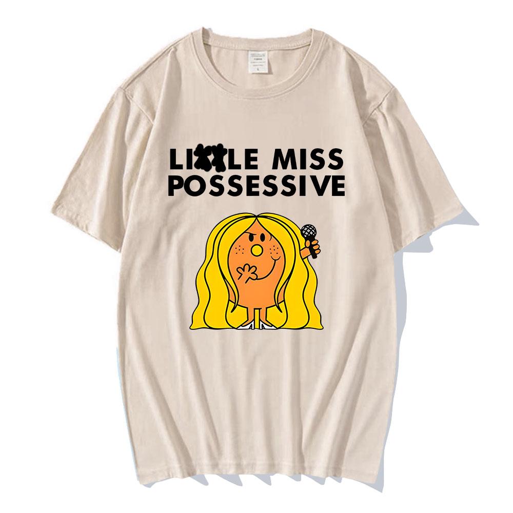 Тейт МакРей Певица Графические футболки Miss Possessive World Tour 2025 Футболка Хлопок Высокое качество Мужская футболка Унисекс Уличная одежда Мужской топ