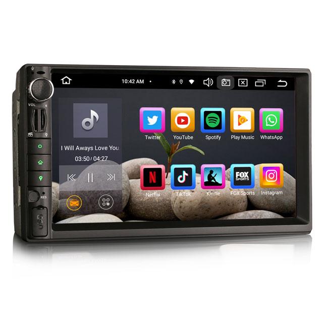 Склад в ЕС Erisin ES8549U 7-дюймовая 2DIN Универсальная Автомагнитола IPS Android 13 CarPlay Android Auto 4G TPMS DAB DSP Автомобильный DVD-плеер