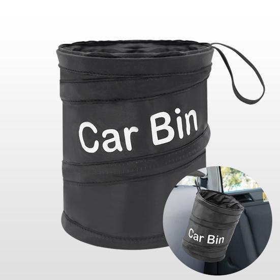 Автомобильный мусорный бак Складная конструкция с застежкой-липучкой Большая вместимость Простая установка Складной