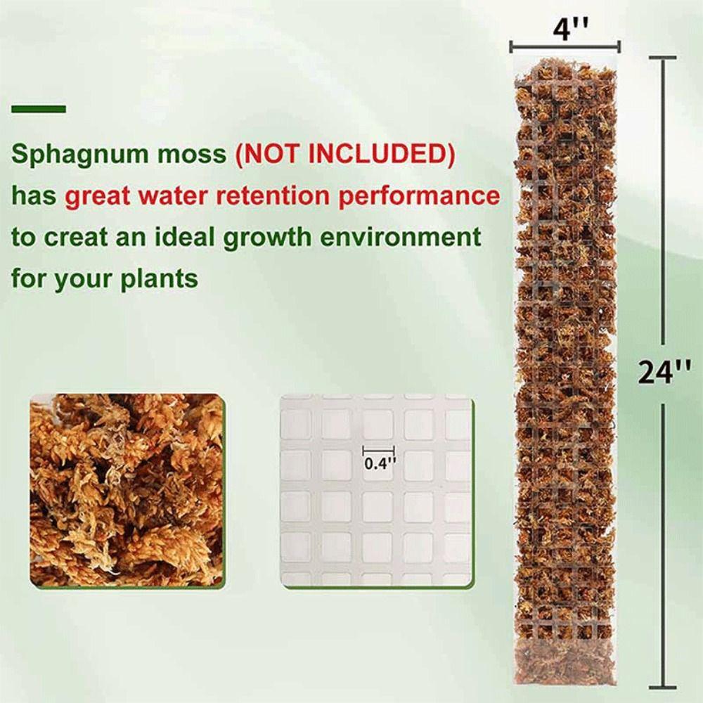 Height Adjustable Water Moss Column Weather Resistant Plant Support Creative Moss Pole Garden