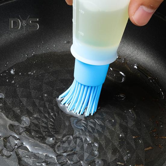 Удобная ручка для гриля, масляная щетка, многоразовая, удобная бутылка для масла для домашнего ресторана с ручной щеткой