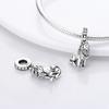 Sliver Color Bag Chameleon Lion Charms Fit New Cute Bracalet Pendant Necklace