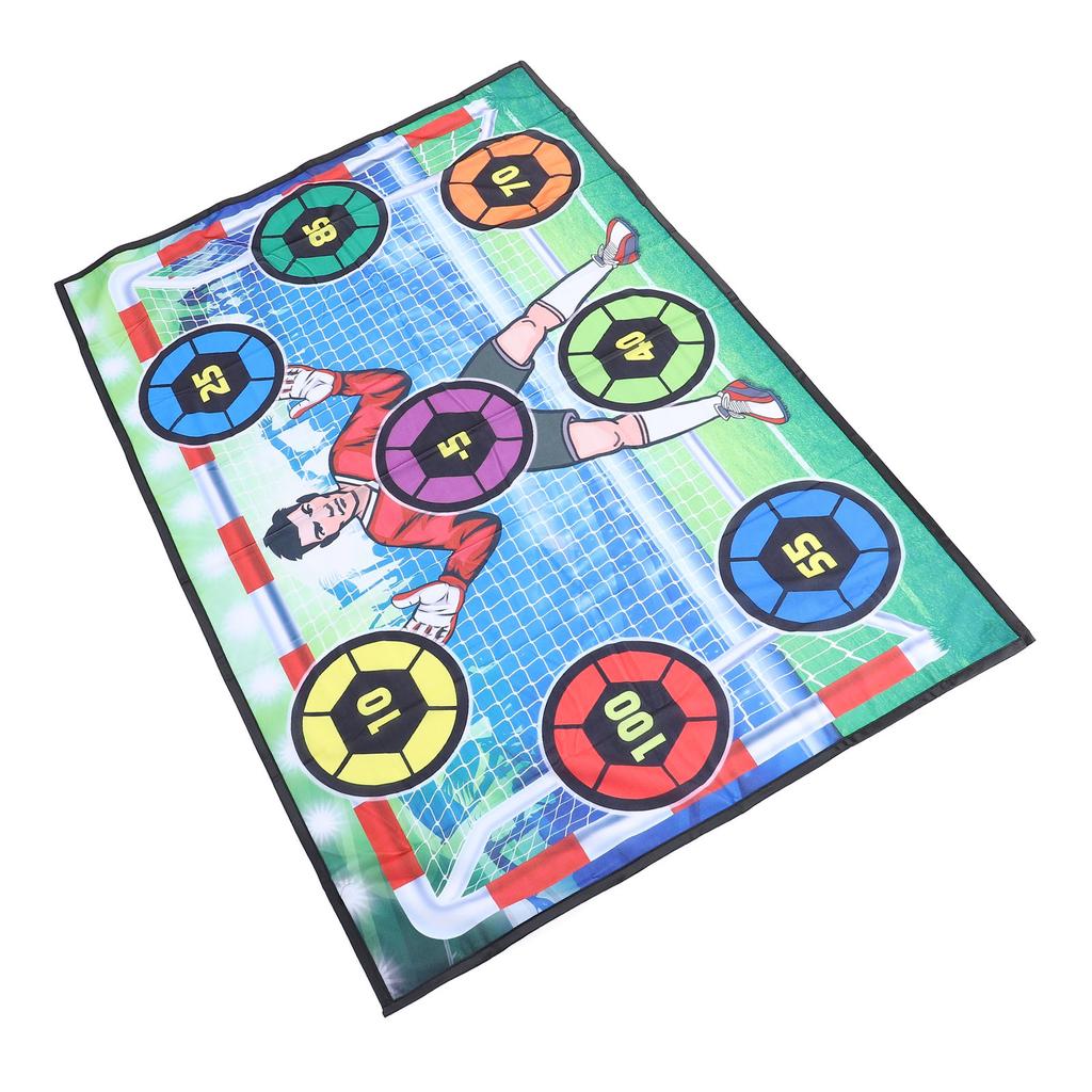 Футбольный мяч игровой набор с 2 мячами воздушный насос развитие навыков коврик метание футбольная цель цель игра для In