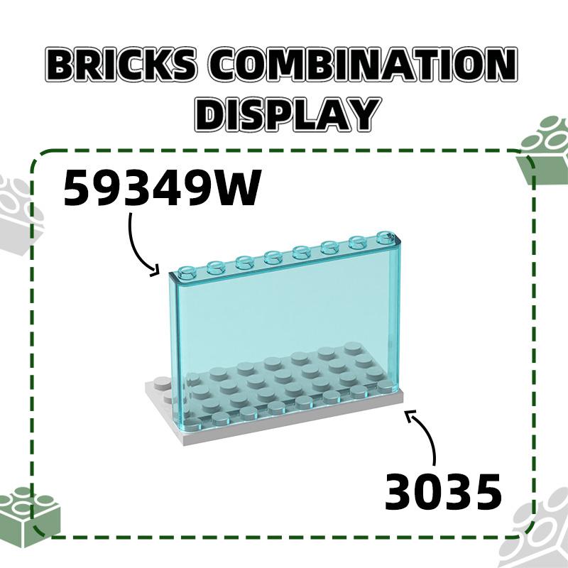 17 шт./лот 59349 1x6x5 Стеновые строительные блоки для домов Аксессуары MOC Совместимы с Кирпичами Игрушки для детей Подарок Bo