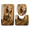 3D Bird Bathroom Toilet Three-Piece Floor Mat Doormat Bathroom Carpet