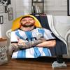 1pc Argentinas Messi Celebrates flannel Blanket for Super Soft Cute Comfort Blanket for Travel Bedding Couch Sofa Blanket Y7304