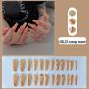 Removable Long Ballet French Manicure Press-On Nails