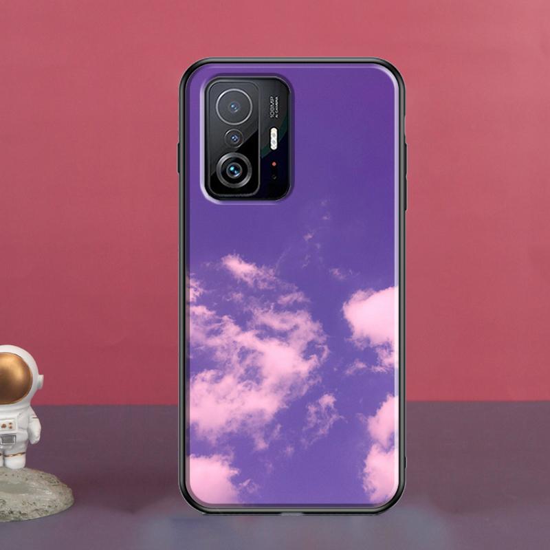 Фиолетовый эстетический чехол для POCO X5 X3 F5 Pro X4 F4 GT M5s C40 F3 для Xiaomi 13 Lite 12 11T 12T Pro 12X