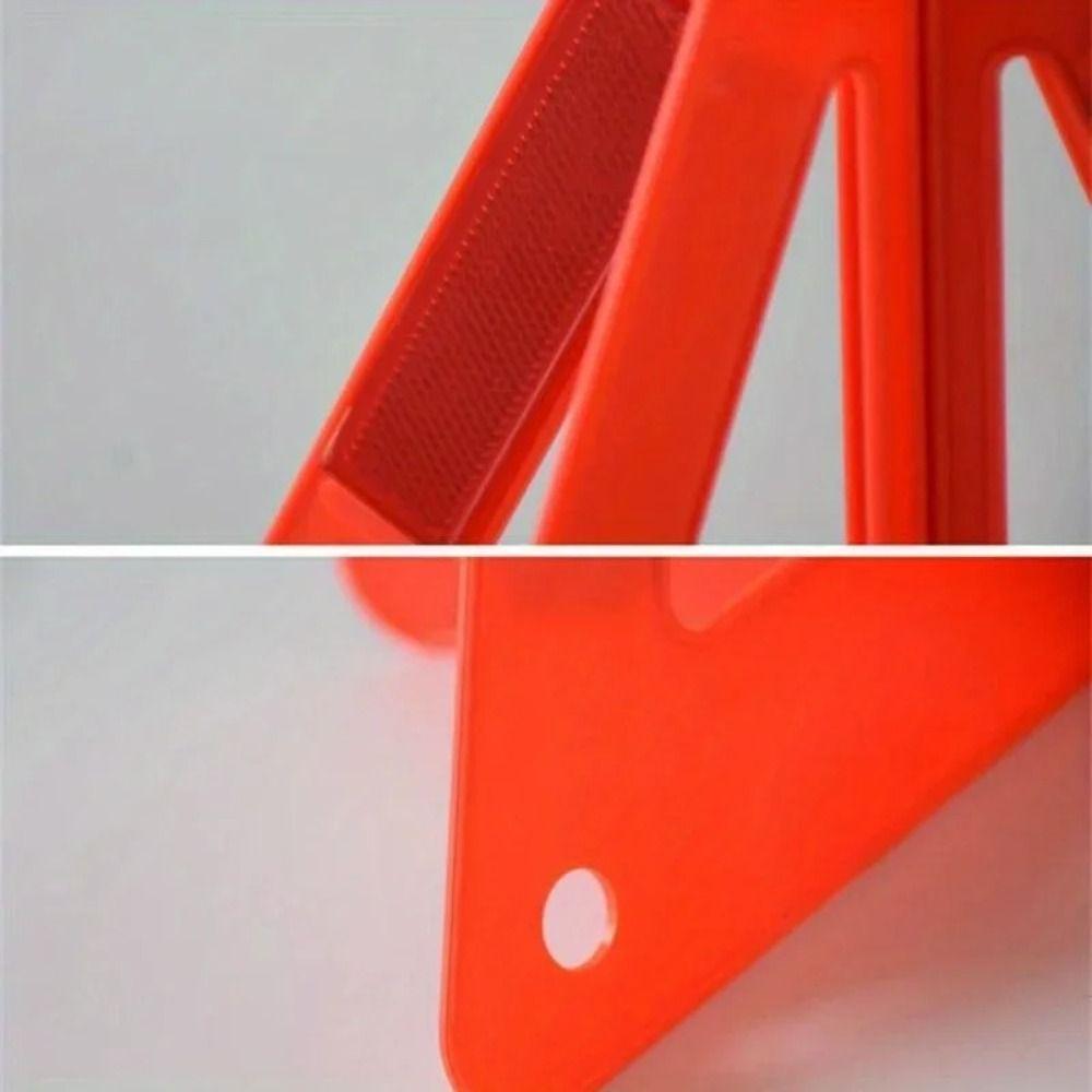 Foldable Car Emergency Breakdown Warning Red Stop Sign Reflector Car Accessories