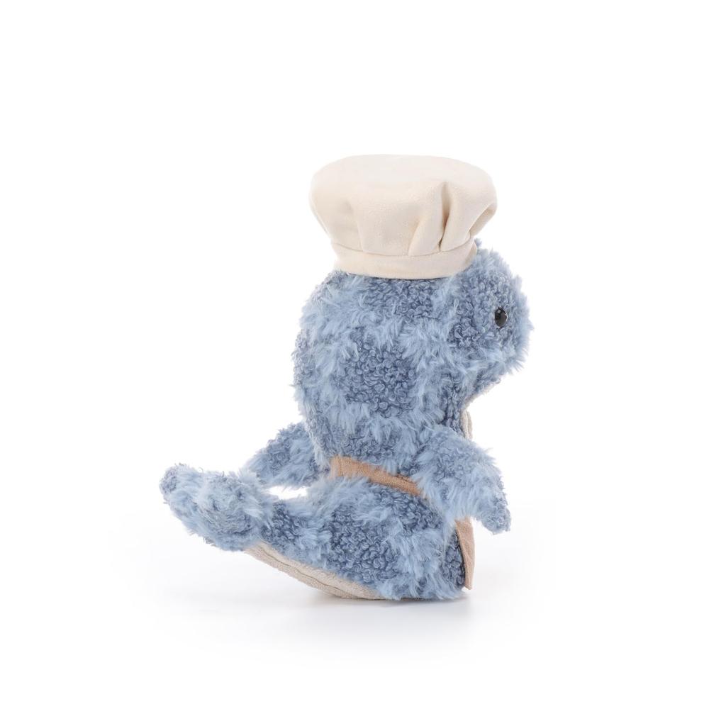 Apricot Lamb Cook Whale Plush Toy for Soft and Fluffy Cook Whale for Girls and 20cm Kids, Cute, Boys,