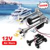 With Air Compressor and Relay Super Loud Hooter Car Electric Horn Modification For Motorcycle Boat Truck 12V Dual Trumpets 600dB