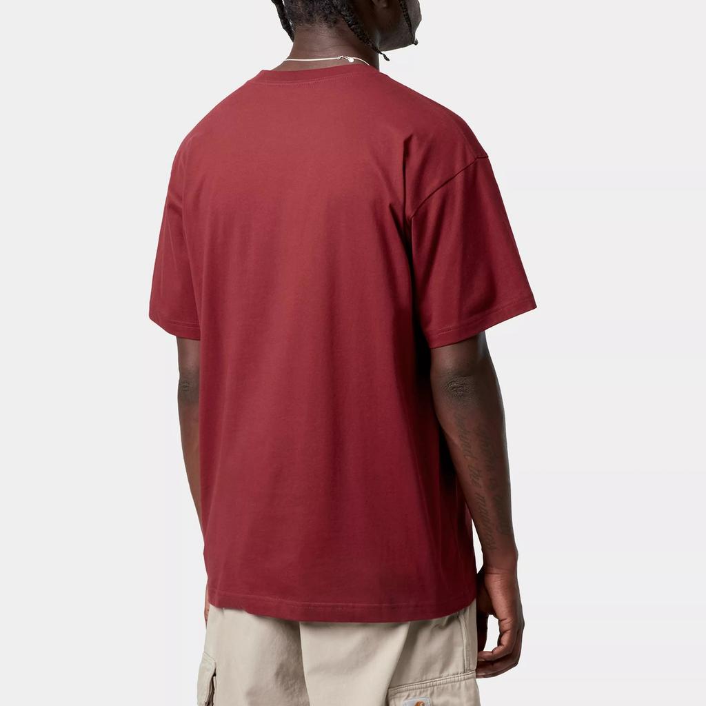 Carhartt WIP SS26 Весна/Лето Повседневная свободная футболка с принтом клевера Унисекс Топы I036011-33G-XX