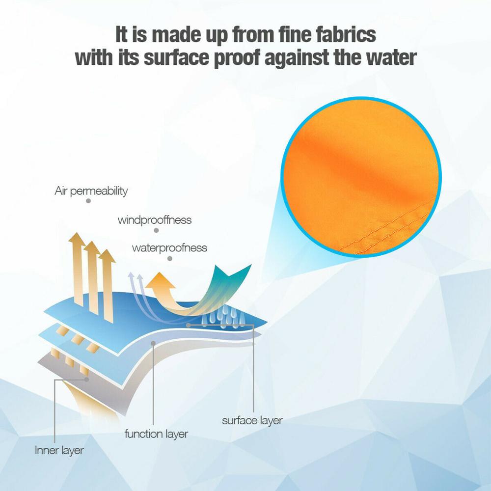 Универсальный чехол для мотоцикла в помещении и на открытом воздухе, водонепроницаемый, уличный, от дождя, от солнца, УФ-защиты для скутера, XL-3XL, от пыли