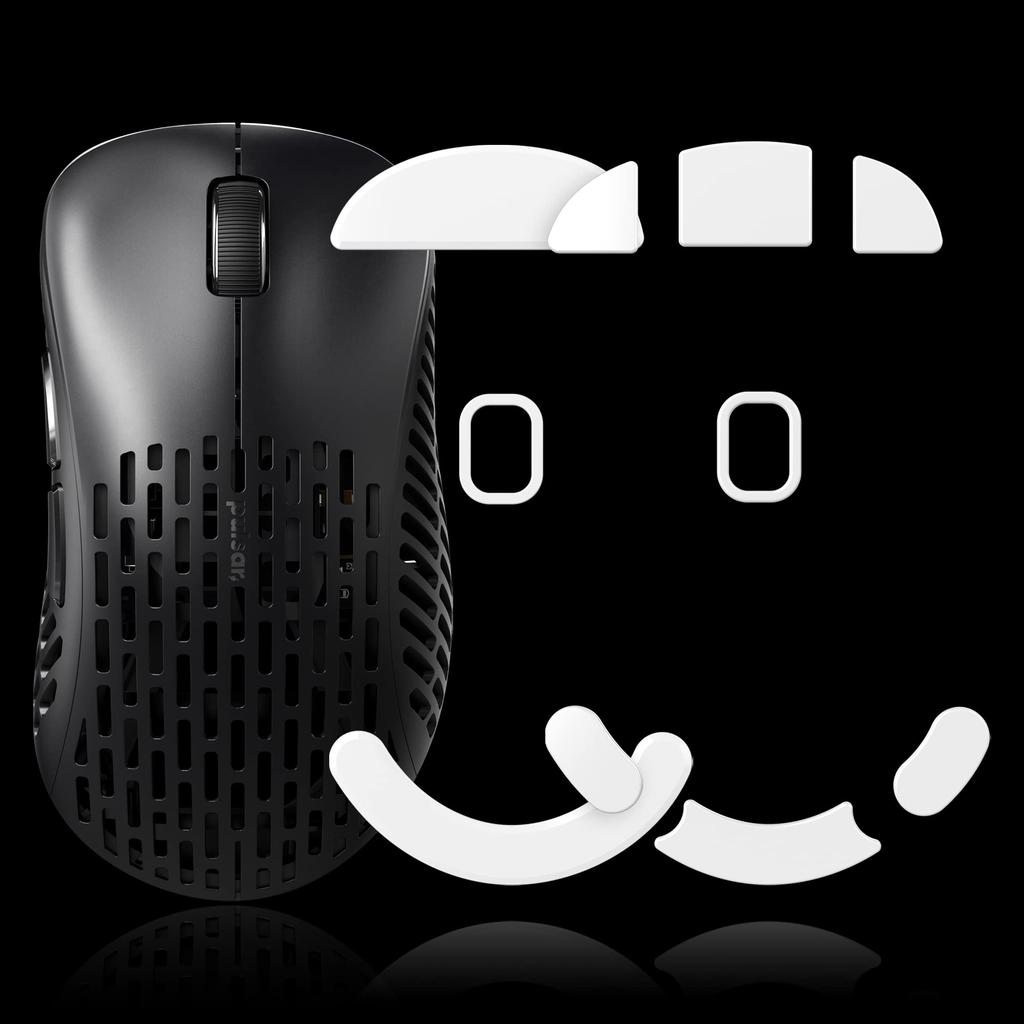 Pulsar Gaming Gears Xlite Wireless  V2 & V2 Mini Wireless Mouse Feet, 100% PTFE Skates (Xlite Wireless, Original Thin + Control Set, White)