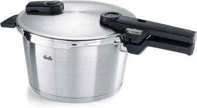 Скороварка Fissler Vitaquick Premium Gas IH, совместимая с 3–4 людьми, скороварка с 2 уровнями давления, изготовлена в Германии из нержавеющей стали