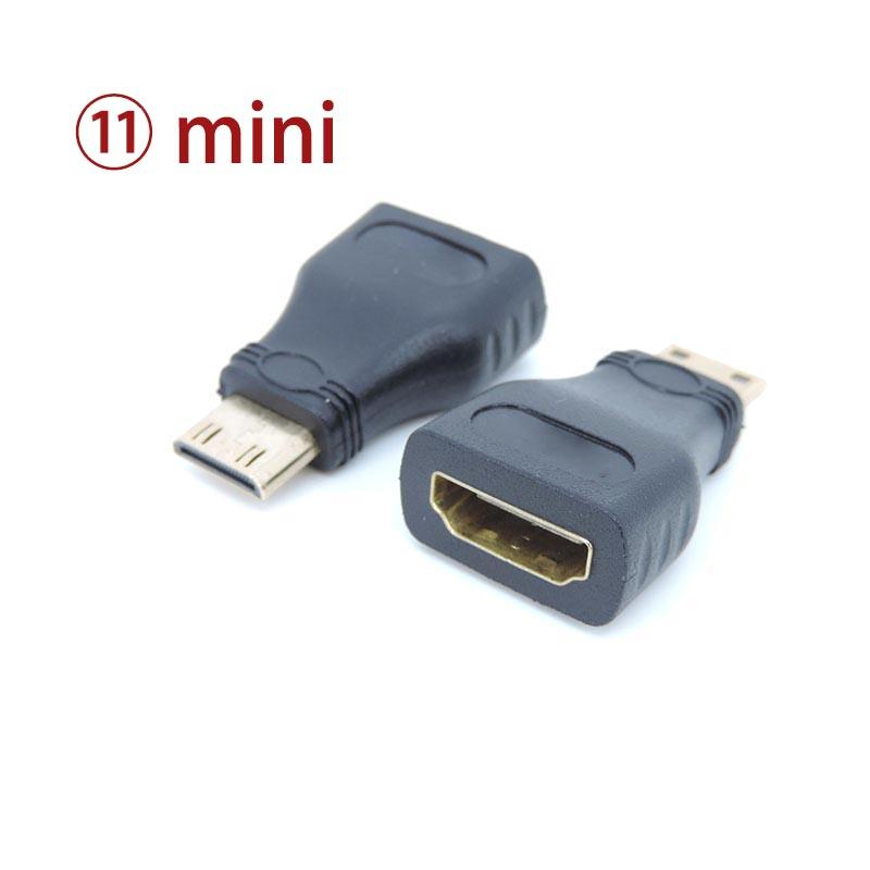 Угловой HDMI-совместимый адаптер-конвертер «папа-мама» Разъем Mini / Micro HDMI-совместимый удлинитель