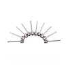 10pcs Sport Ball Inflating Pump Needle For Football Basketball Soccer Inflatable Air Valve Adaptor Stainless Steel Pump Pin