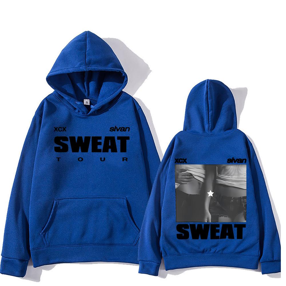 Толстовки в стиле ретро-поп Charli XCX и Troye Sivan Sweat Tour Hoodies Унисекс Новая одежда Осень-зима Модные пуловеры