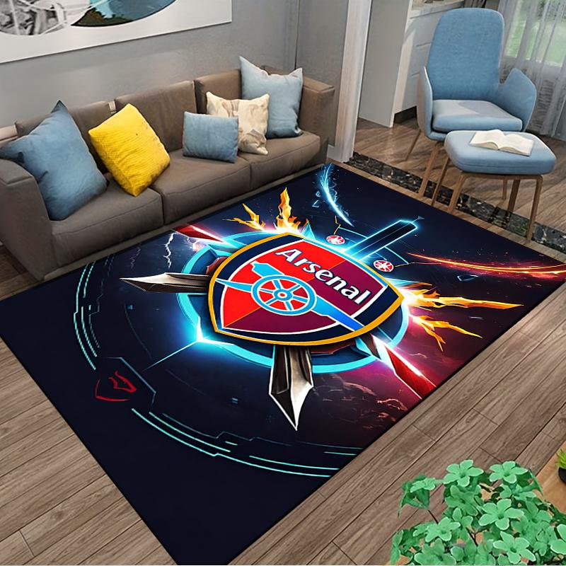 Arsenal Logo Designed floor mat, suitable as a non-slip mat for the living room or bedroom sofa