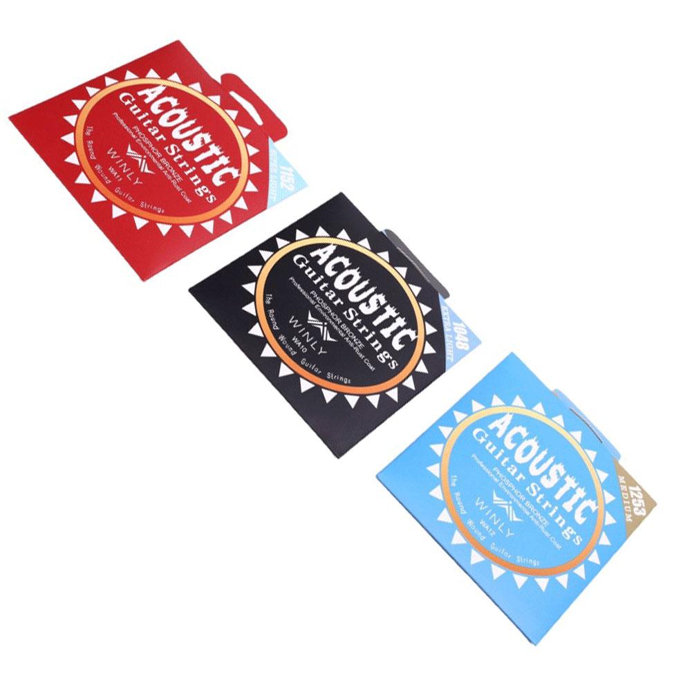 Classical Guitar Strings Light Acoustic Strings Phosphor Bronze Coating Guitar Strings for Guitar Professionals