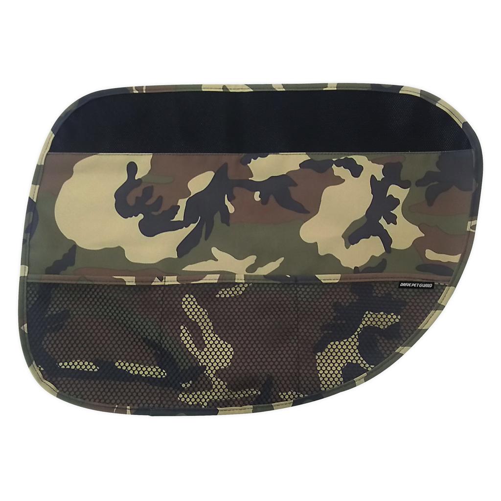 Powerfully protect your interior doors from scratches and DRIVE PET GUARD of 2 with silicone rubber for dogs and cats car's grime! (camouflage