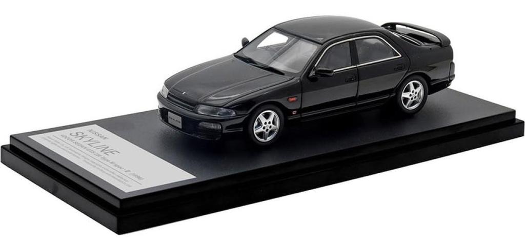 Interallied Hi Story 143 Nissan Skyline 4-дверный седан GTS25t Тип M spec-II (1996) Модель с черным покрытием HS477BK