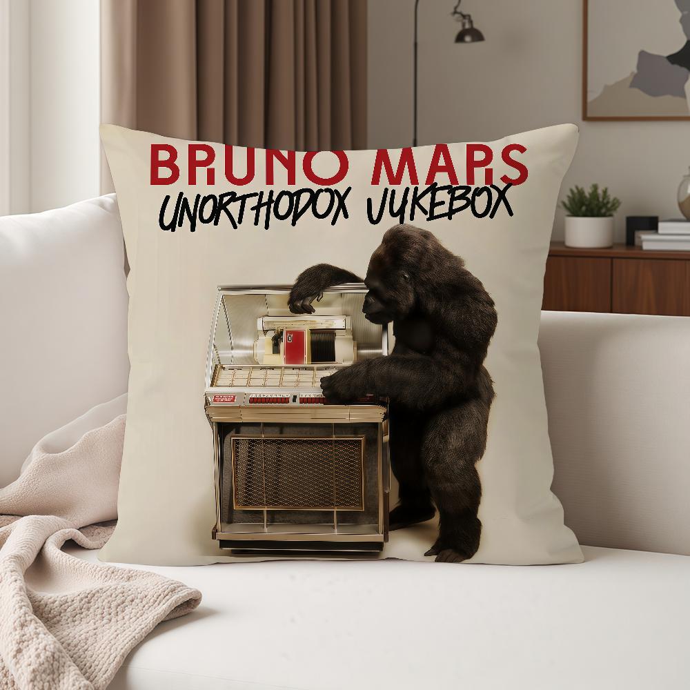 Singer BBruno Mars Pillow Case Suitable For Bedrooms Living Rooms Cars Home Decoration