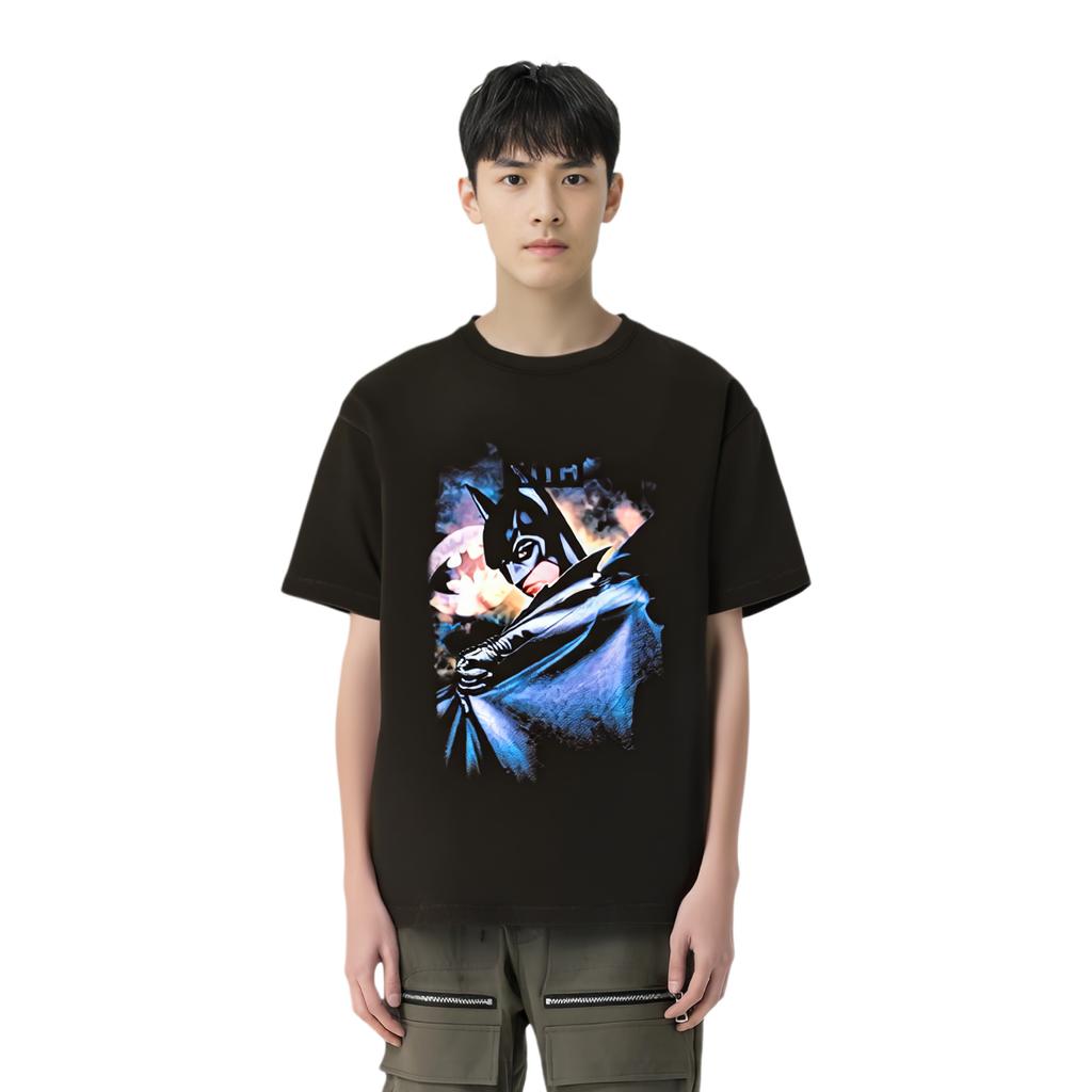 KITH x BATMAN FW24 Forever Hero T Shirt Men's Black KHM032777-001