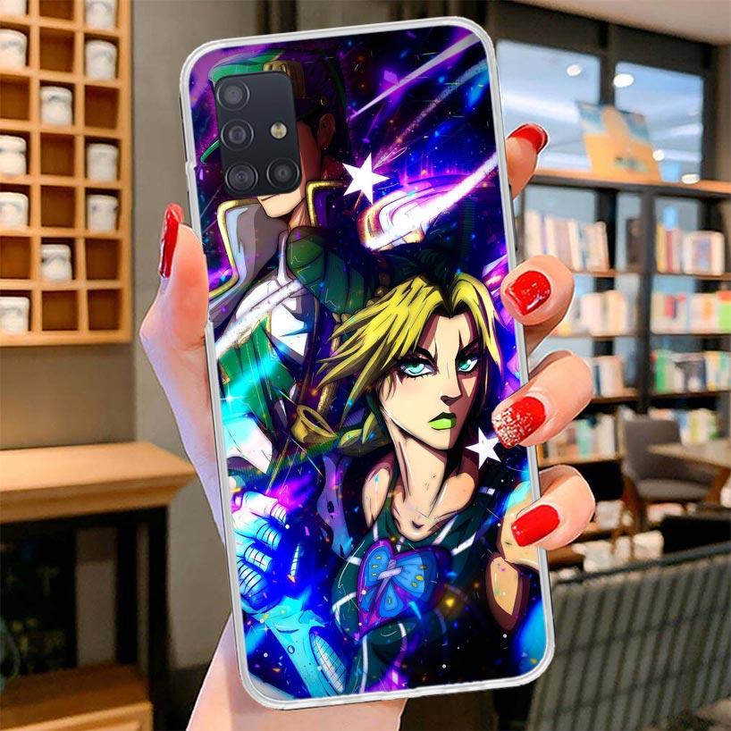Чехол для телефона JoJo's Bizarre Adventure Джолин Куджо для Samsung Galaxy A12 A22 A32 A52 A72 A02S Чехол для телефона Note 20 Ultra 10 S10
