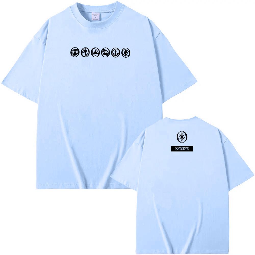 Женская футболка KATSEYE, корейская женская группа, Ropa Mujer, модная футболка с круглым вырезом, высокое качество, ropa mujer, футболки, стиль как у певицы, ретро-топы