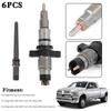 6 шт. Топливная форсунка Common Rail 0445120255 Подходит для Dodge Ram 2500 2003-2004 Cummins