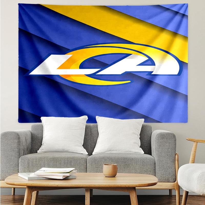 Rams Team Spirit Printed Printed Tapestry, for Bedroom,Livingroom, dormitory, Large Wall Decor, Fabric Decor Fan Birthday Gifts