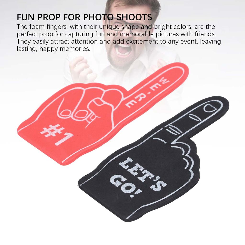 30pcs Foam Finger for All Scenes Exciting Vibrant Colors Birthday Party Supplies Cheering Foam