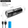Powerful Led Flashlight XHP50 4 Core Battery Shot Long-cut Smart Type-c Rechargeable Flash Light EDC Torch Lamp For Camping