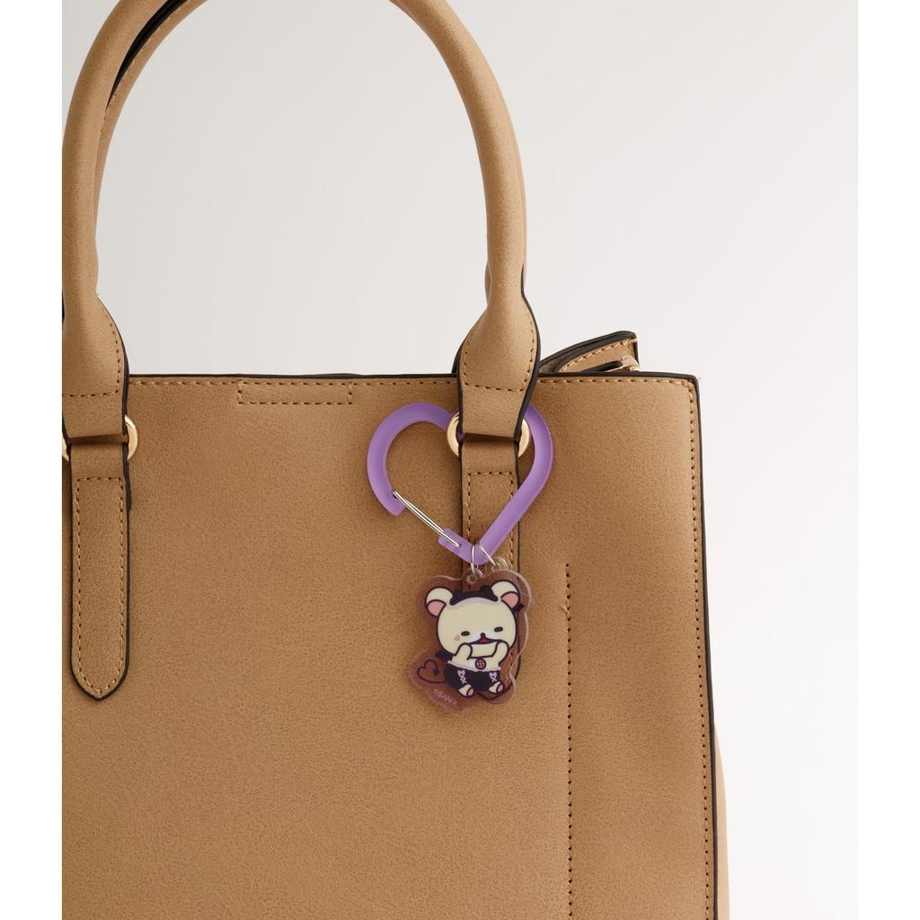 Rilakkuma Little Devil Carabiner Key H155 X W80mm San-X "Korilakkuma's Mood" Charm, Purple, AB31501, Size Approx.