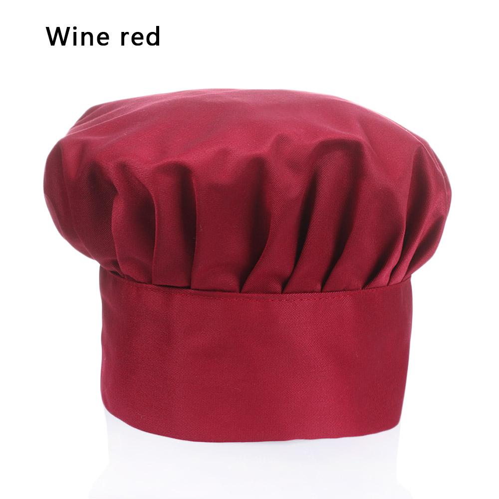 Fashion Kitchen Elastic Working Cap Adjustable Chef Hat Uniform Hat