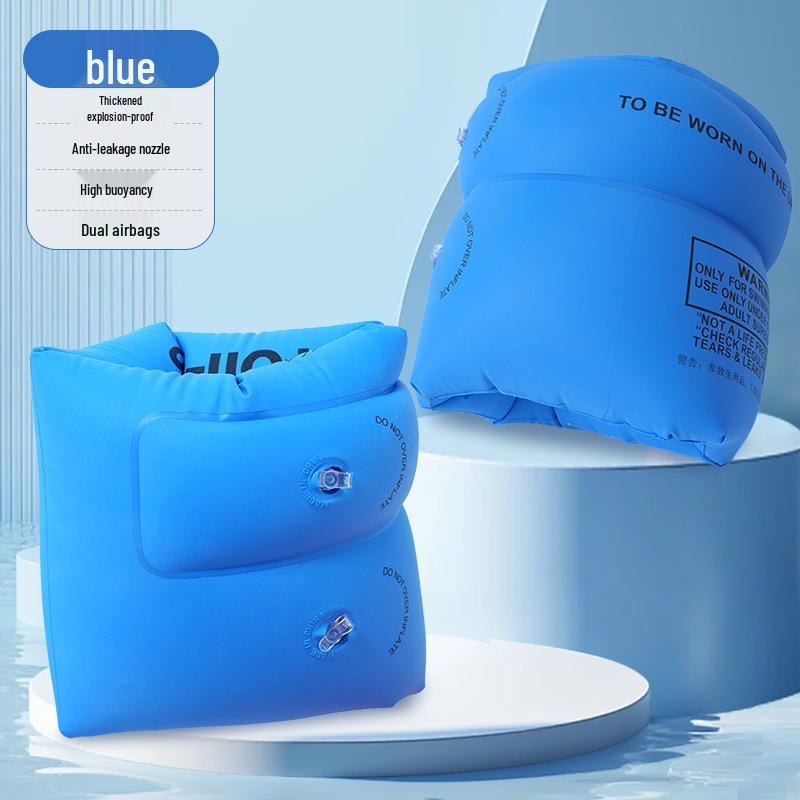 Толстые надувные нарукавники для воды: Двойные надувные нарукавники для безопасности плавания для взрослых и детей