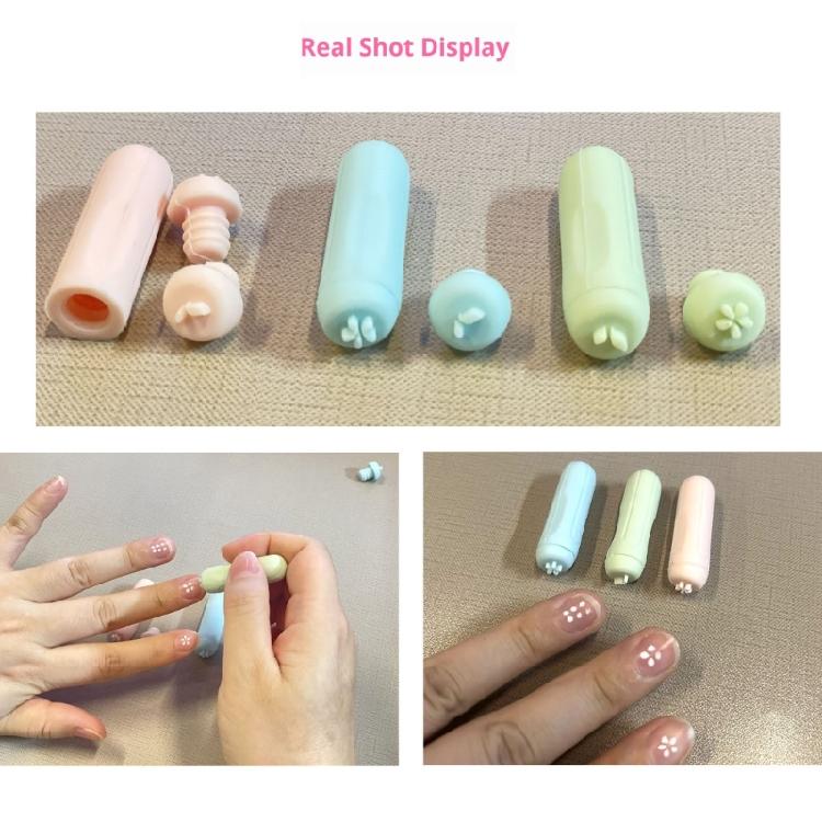 Silicone Nail Art Stamper Kit with Flower Patterns for Beginners and Professional Nail Artists Creative Nail Art