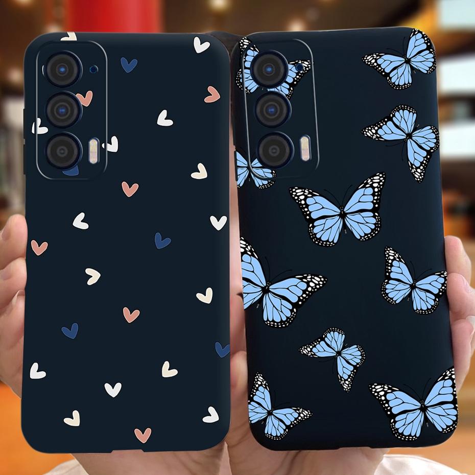 Силиконовый чехол для Motorola Edge (2021) / Edge 5G UW (2021) Модные чехлы для телефона с рисунком подсолнуха и ромашки для Edge 2021 XT2141