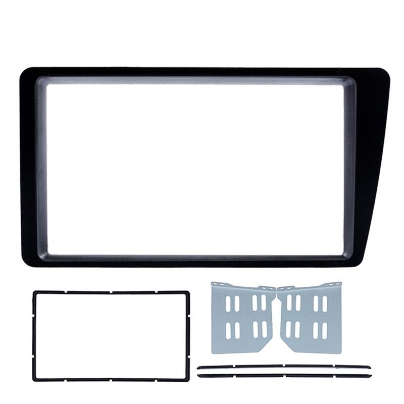 NEW-Top Double 2 Din Car Radio Fascia for 2001-2005 Honda Civic LHD Dash Mount DVD Frame Auto Stereo Adaptor