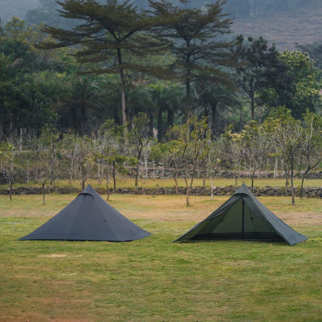 Thous Winds Solo легко устанавливается на одну стойку, подходит для 4 небольших пирамид для 2 горных палаток с сопротивлением давлению воды 15D, 2000 мм, легкая, вверх, палатка,