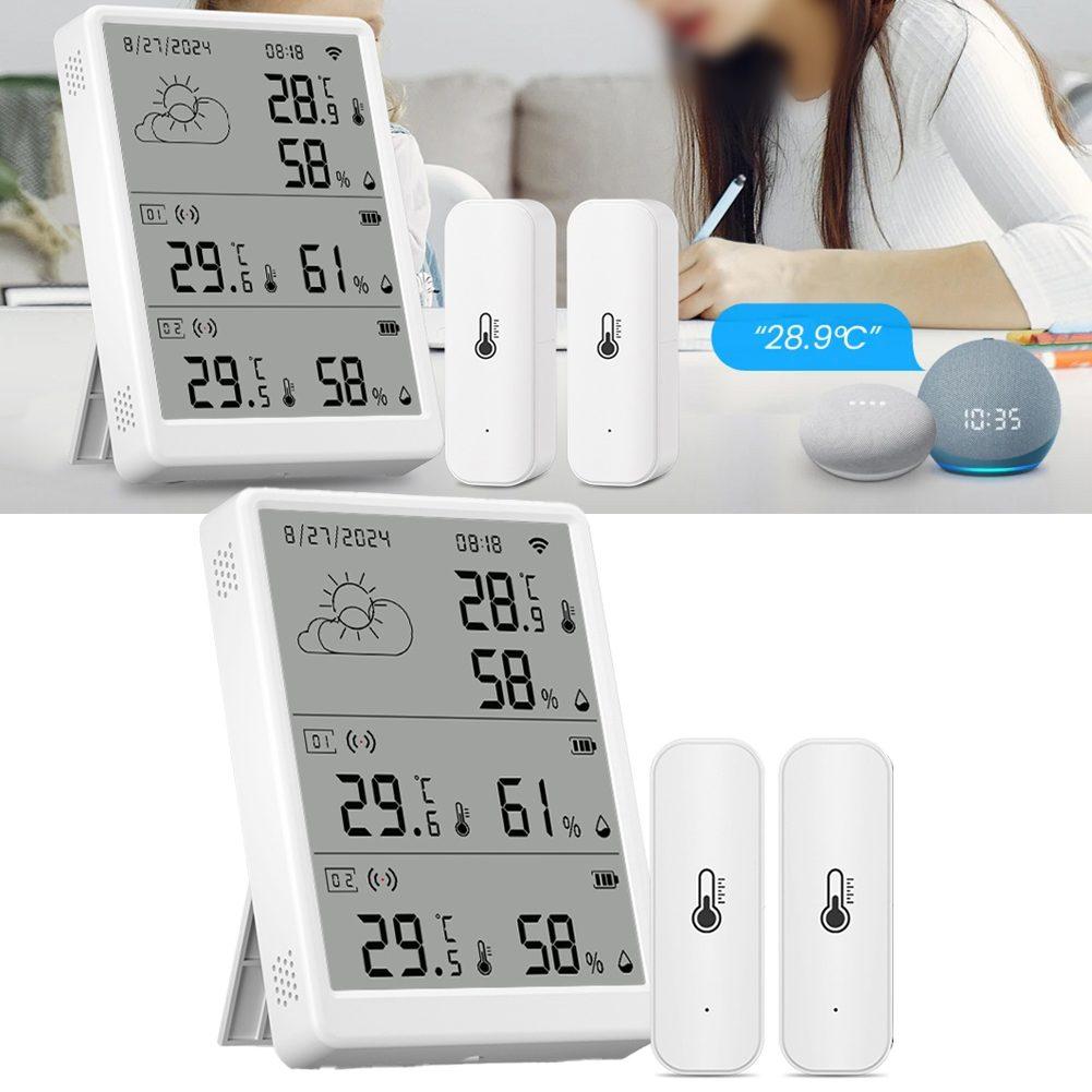 WiFi Hygrometer Smart ThermoHygrometer with Remote Monitoring App Control