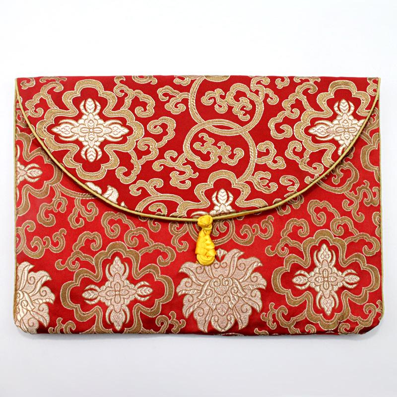 High-Grade Buddhist Scripture Storage Cloth Bag, 24x34cm